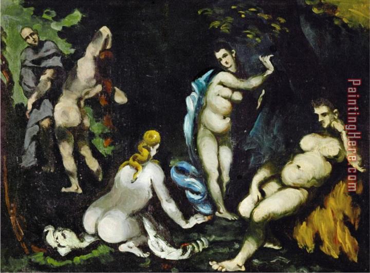 Paul Cezanne Temptation of Saint Anthony 1867 70